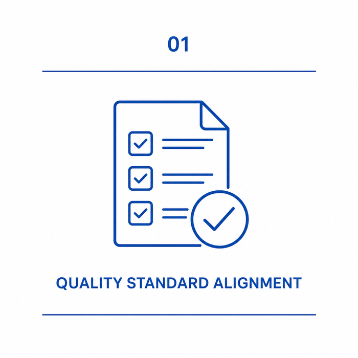 Quality standard confirmation