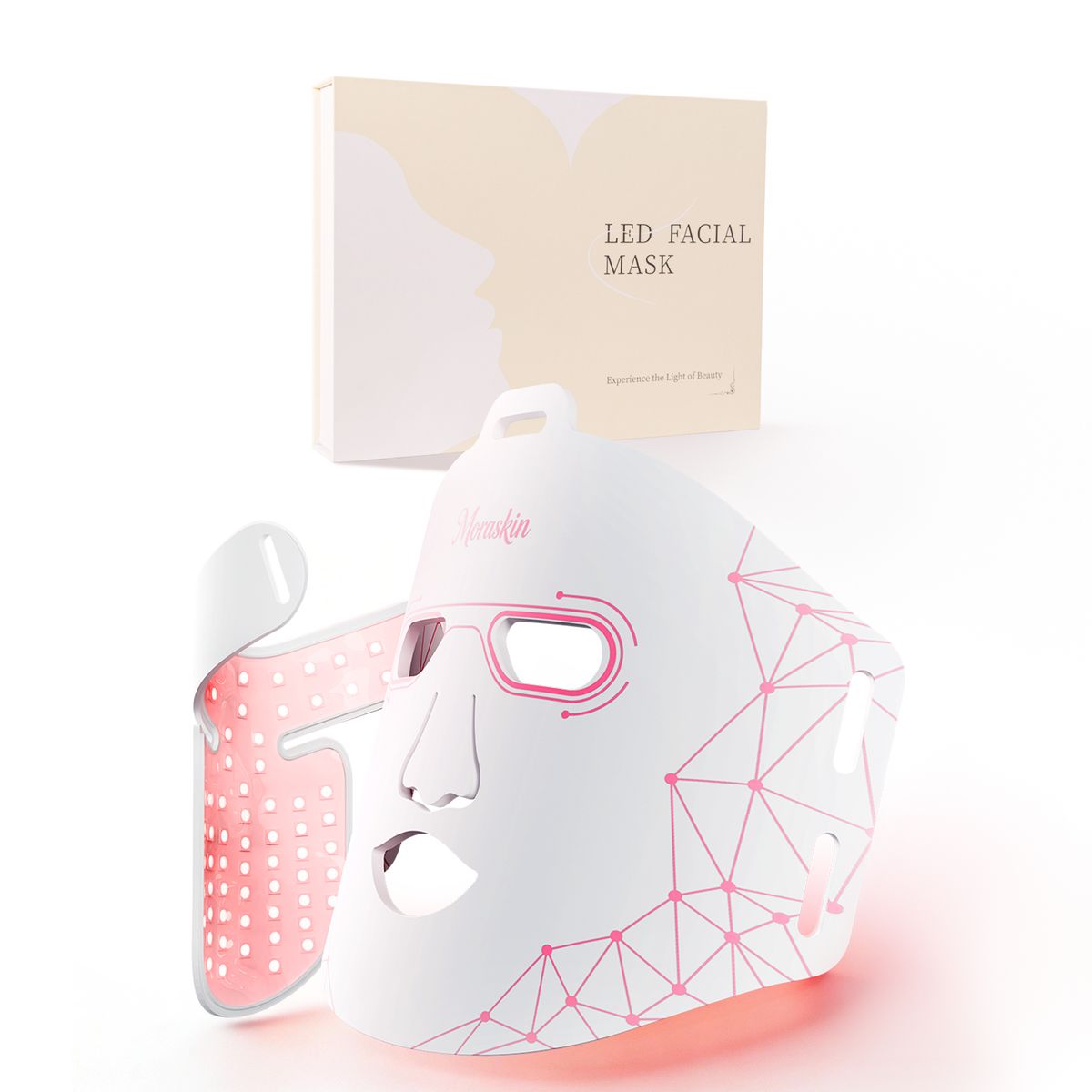 FDA-CLEARED led facial therapy mask