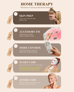 FDA-CLEARED led facial therapy mask