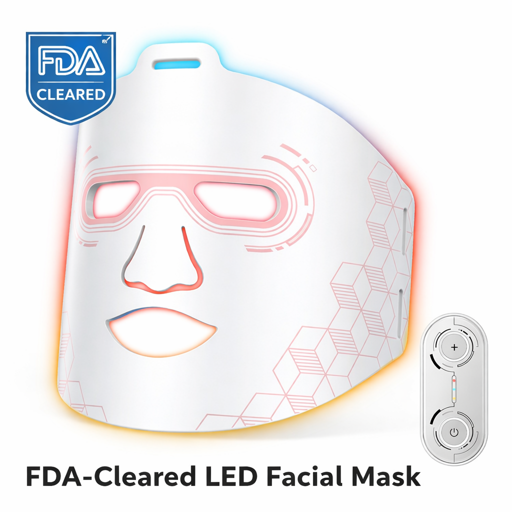 FDA-CLEARED led facial therapy mask